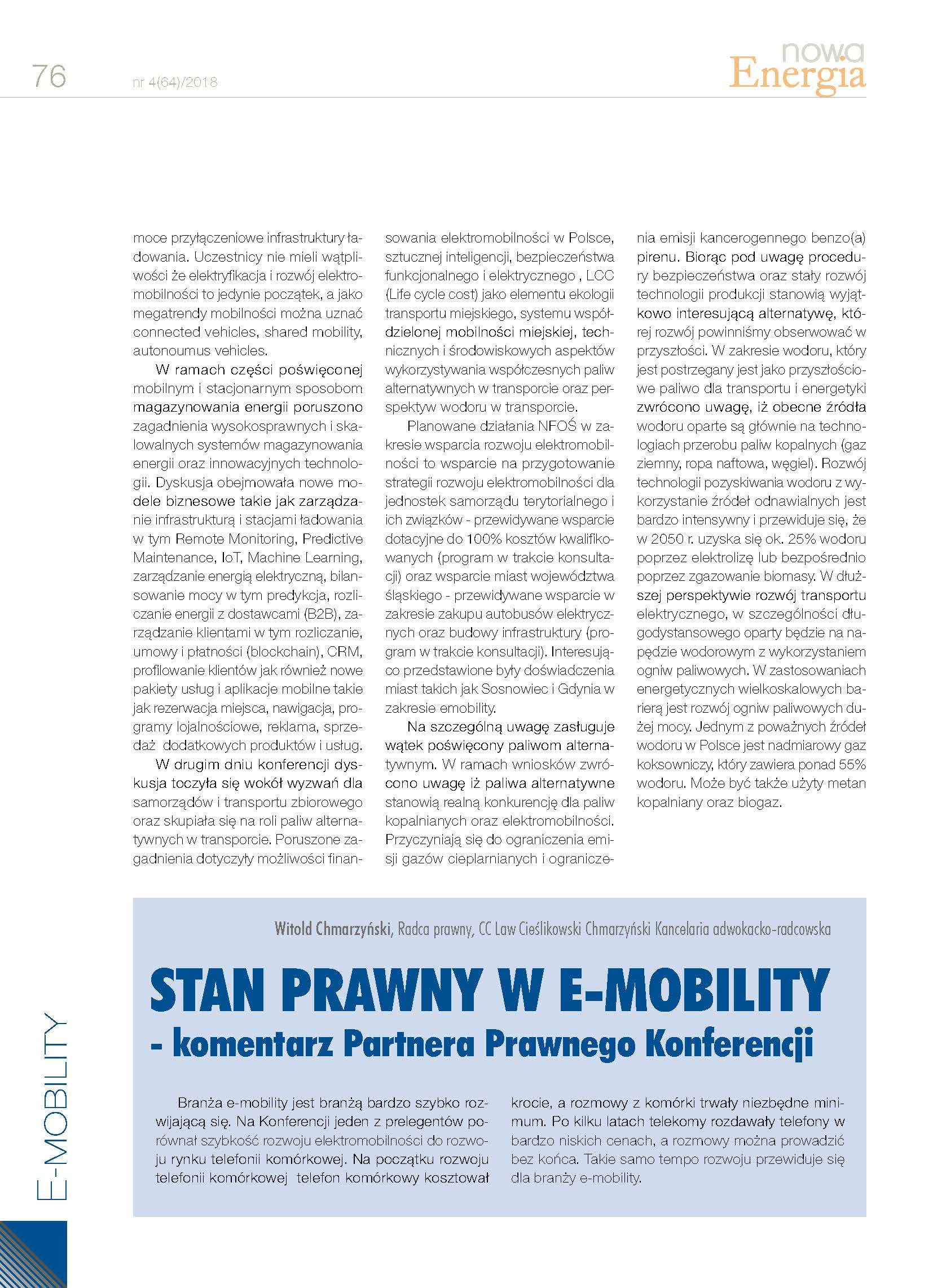 Nowa Energia emobility BSP Strona 2